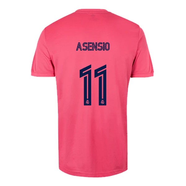 Trikot Real Madrid Auswarts NO.11 Asensio 2020-21 Pink Fussballtrikots Günstig